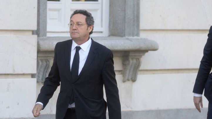 El fiscal General del Estado, Álvaro García Ortiz, durante la primera jornada del juicio al fiscal general del Estado, Álvaro García Ortiz, en el Tribunal Supremo