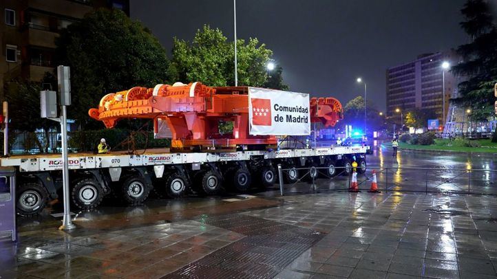 La tuneladora Mayrit llega a Madrid para avanzar en los trabajos de ampliación de la Línea 11 de Metro