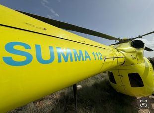 Grave un motorista tras chocar contra una farola en la M-607, en Colmenar Viejo