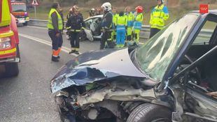 Tres heridos en un accidente en la M-501