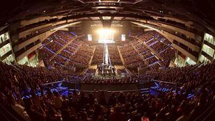 Interior del Movistar Arena durante un concierto