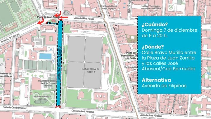 Peatonalización de la calle Bravo Murillo