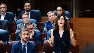 Ayuso en el Pleno de la Asamblea