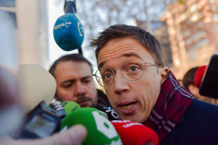 El ex portavoz de Sumar en el Congreso Iñigo Errejón llega a declarar a los juzgados de Plaza de Castilla