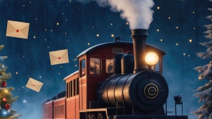 La Comunidad de Madrid estrena un tren de la Navidad que conectará Navacerrada con el Valle de la Barranca para que los niños entreguen sus cartas al Paje Real