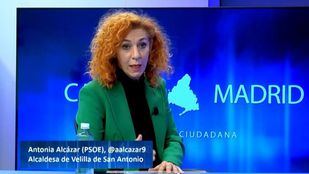 La alcaldesa de Velilla de San Antonio, Antonia Alcázar