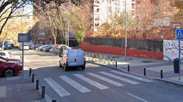 Calle de Puente de Vallecas donde se produjo el tiroteo
