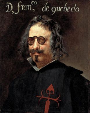Retrato del poeta y escritor Francisco de Quevedo y Villegas.