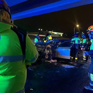 Tres heridos, uno grave, en un choque provocado por un coche que circulaba en sentido contrario