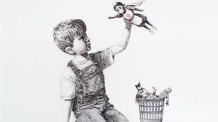 Banksy reaparece con un homenaje a los héroes del coronavirus