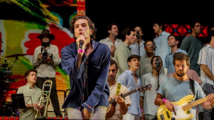 Hakuna Group durante un concierto en el Auditorio Miguel Ríos de Rivas-Vaciamadrid
