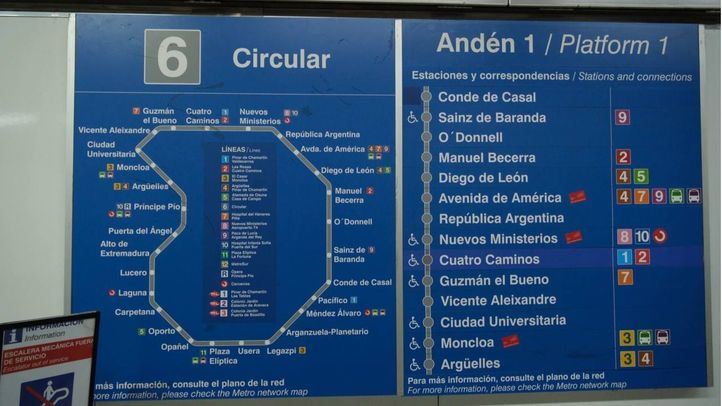 La Línea 6 de Metro, entre Legazpi y Moncloa, volverá a abrir el próximo 20 de diciembre, 11 días antes de lo previsto
