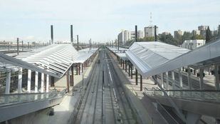 Nuevas vías en la estación de Chamartín