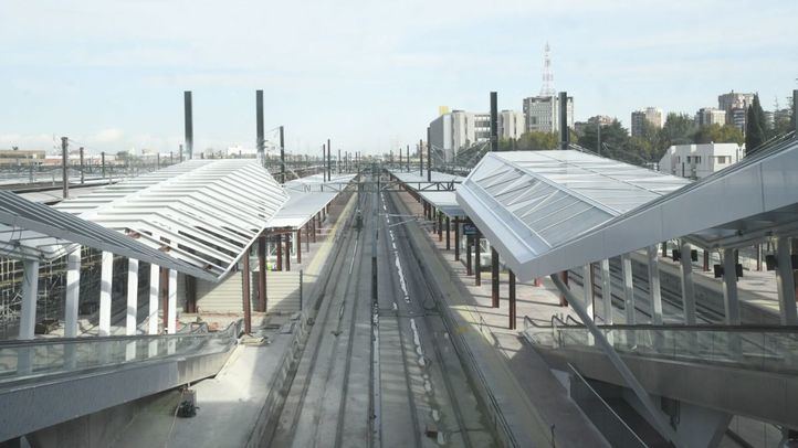 Nuevas vías en la estación de Chamartín