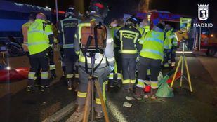 Accidente de tráfico en la Avenida de América