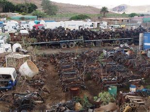 Guardia Civil cierra un desguace de Madrid implicado en un fraude con origen en Canarias