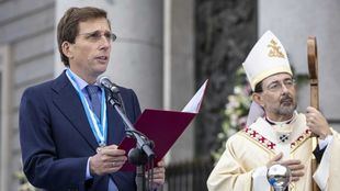 José Luis Martínez-Almeida durante la celebración del día de la Almudena en 2024
