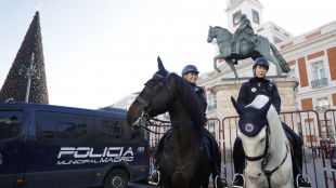 La Puerta del Sol se blinda con un doble dispositivo policial para preúvas y uvas