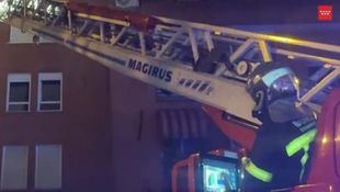 Incendio en una vivienda de Leganés