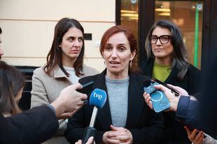 Imagen de archivo: Las portavoces de Más Madrid Mónica García, Rita Maestre y Manuela Bergerot, participan en un encuentro de trabajo para fijar las líneas y prioridades estratégicas para este 2025