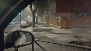 La nieve llega a Madrid