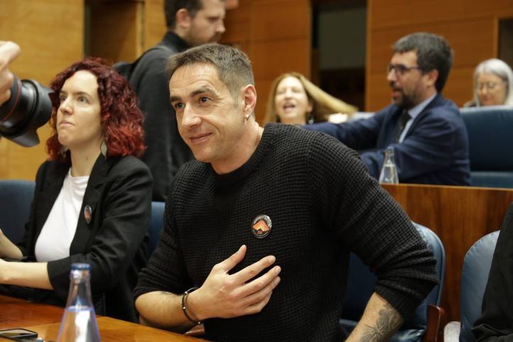 Emilio Delgado en la Asamblea de Madrid