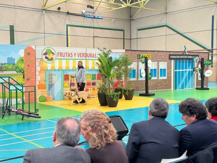 Exhibición del trabajo con perros guía