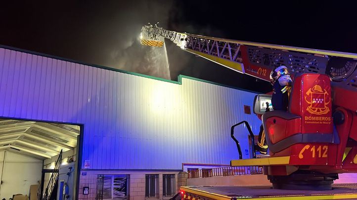 Bomberos de la Comunidad de Madrid en una intervención