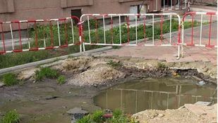 Aguas fecales en Orcasitas