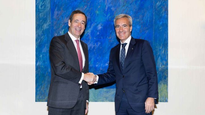 Gonzalo Gortázar (CaixaBank) y Alejandro Oñoro (Ilunion)