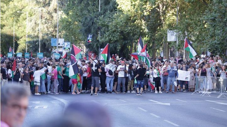 Manifestantes propalestinos logran suspender La Vuelta