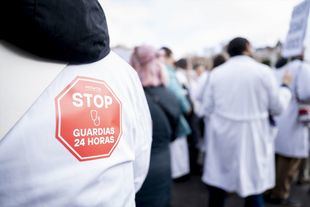 Manifestación de médicos