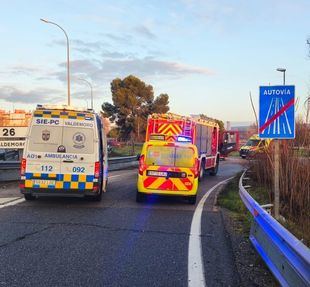 Muere un hombre de 45 años en Valdemoro tras volcar su coche