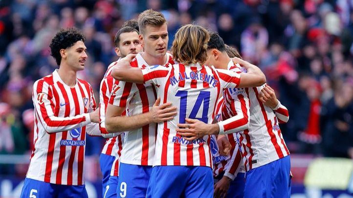 Jugadores del Atlético de Madrid