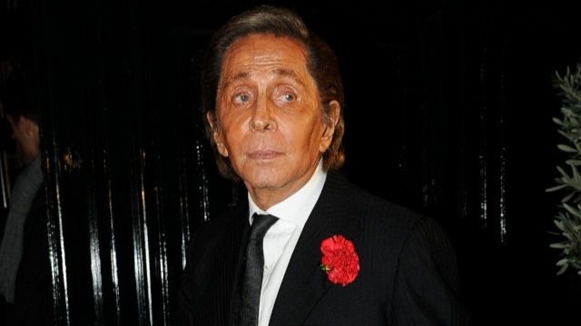 El diseñador italiano Valentino