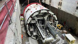 Tuneladora Mayrit para las labores de perforación del túnel para la ampliación de la Línea 11 de Metro