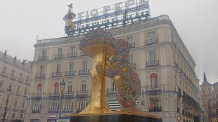 Al Oso y el Madroño le sale competencia: México reinterpreta este símbolo madrileño en la Puerta del Sol