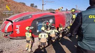 Tren descarrilado en Adamuz