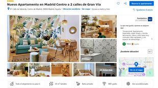 Anuncio de un piso turístico ilegal en Valverde 41