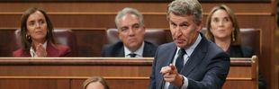 Alberto Núñez Feijóo en el Congreso