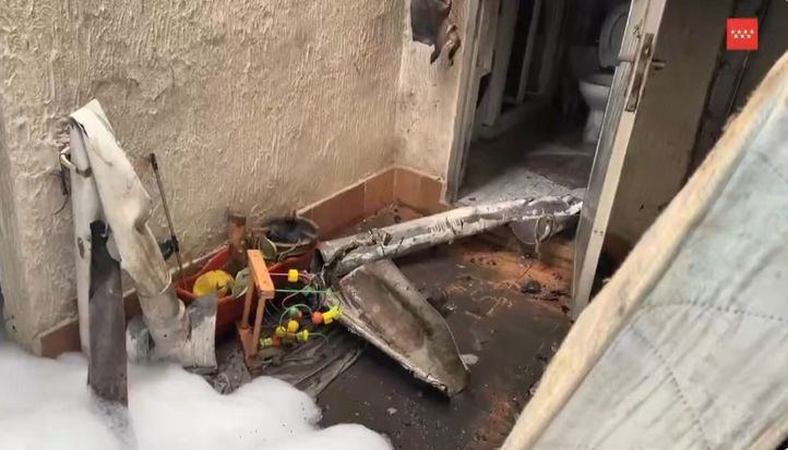 Incendio en San Martín de la Vega