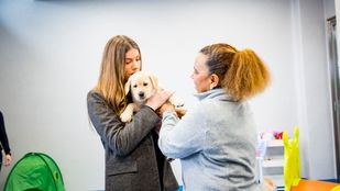 La Infanta Sofía inaugura el Complejo Clínico y Asistencial de la Fundación ONCE del Perro Guía