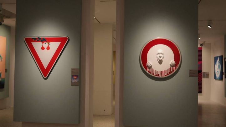 Obras de la exposición 'Arte urbano. De los orígenes a Banksy'