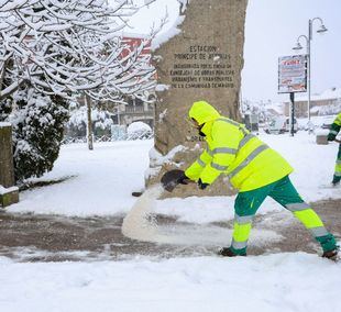 Ampliado el aviso amarillo por nieve en la Sierra hasta la noche del domingo