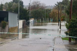 Inundaciones en Jerez de la Frontera por la Borrasca Marte