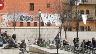 Pintadas en la Corrala de Mesón de Paredes