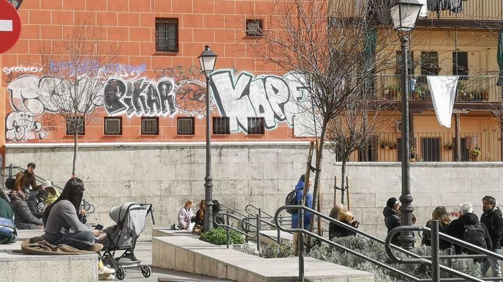 Pintadas en la Corrala de Mesón de Paredes
