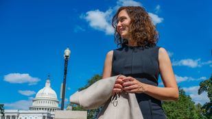 Isabel Díaz Ayuso en Washington dentro de su viaje a EEUU en 2021