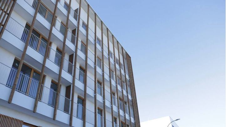 Imagen de una promoción de viviendas en Madrid capital