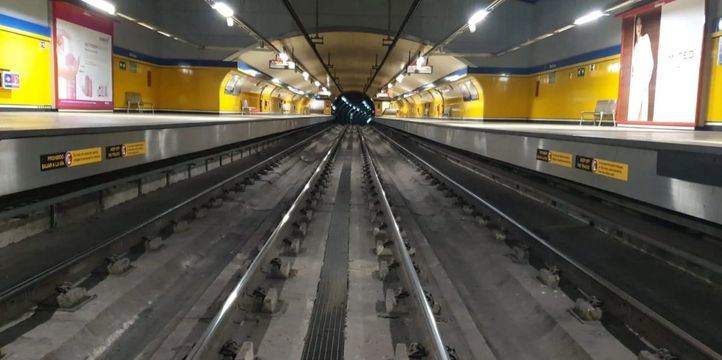 Vías del Metro